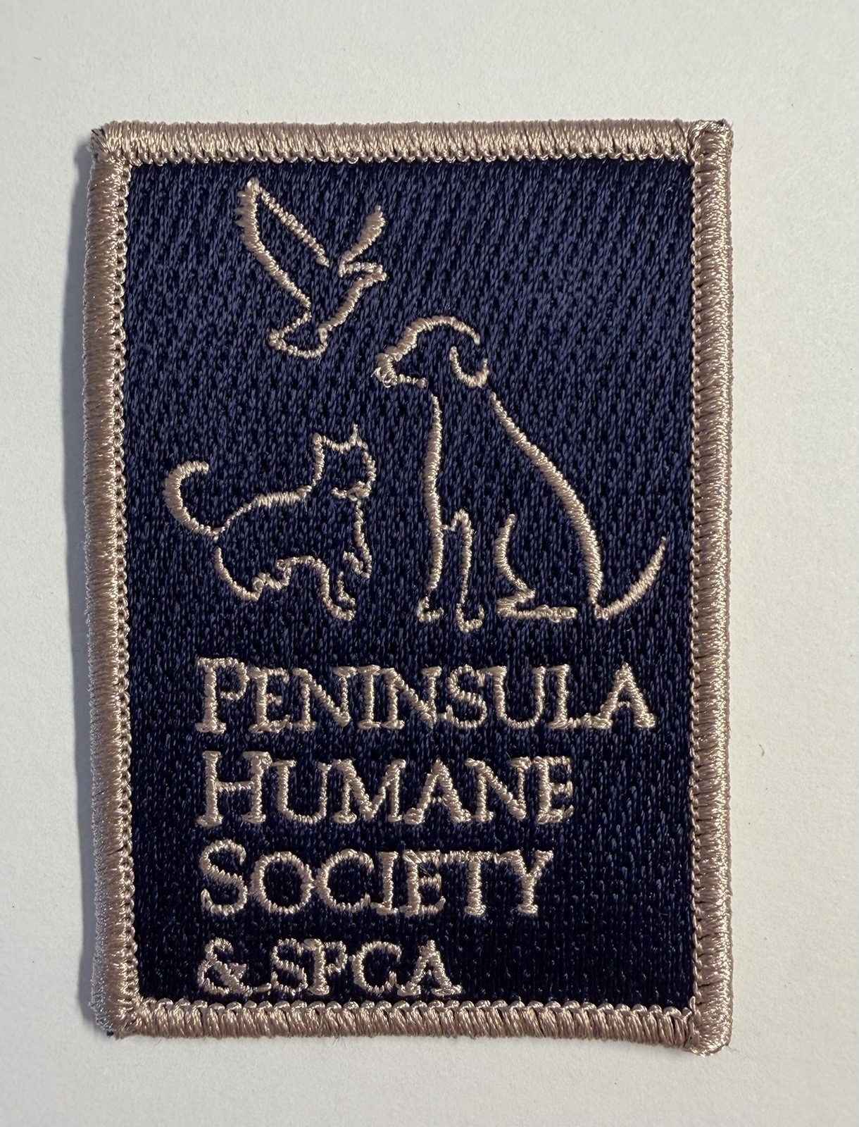 CALIFORNIA PENINSULA HUMANE SOCIETY & SPCA ANIMAL CONTROL PATCH #D47