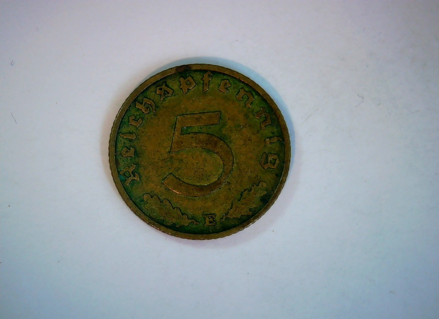 Germany 1938 5 Reichspfennig Third Reich Reichspfennig (E mint mark) Coin