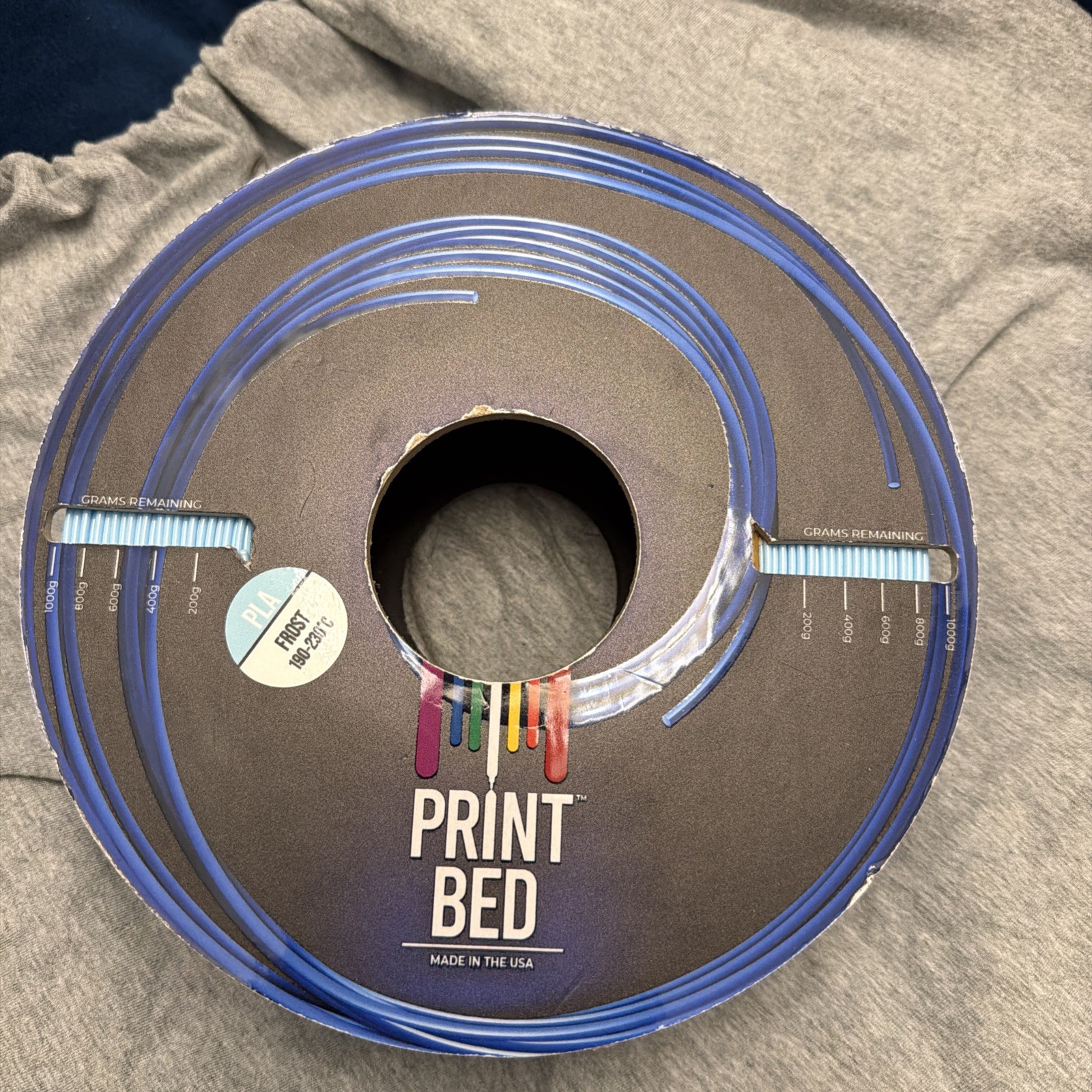 Printbed PLA filament 1.75mm 1kg Frost