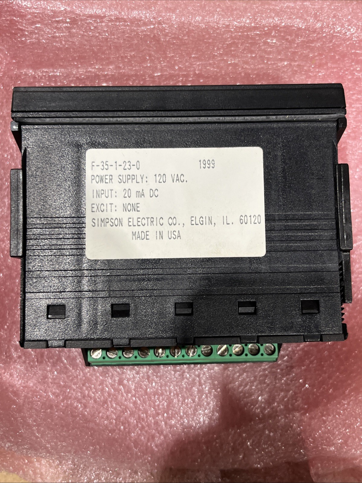 🔥Simpson F-35-1-23-0 Ser. M235 Digital Panel Meter, New Free Shipping🇺🇸