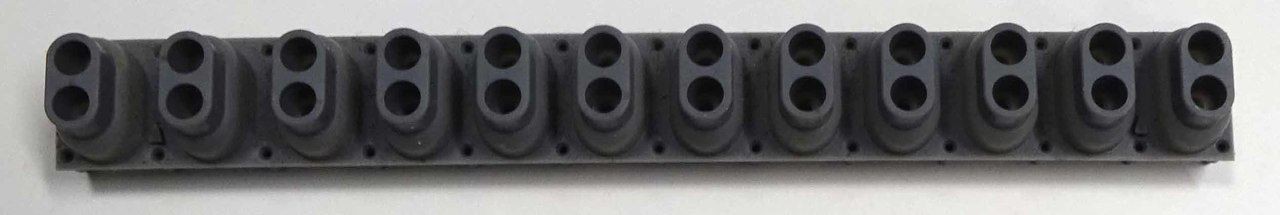 Replacement 7 Note Rubber Key Contacts for Yamaha Motif XS/XF 6 and 7 (Used)