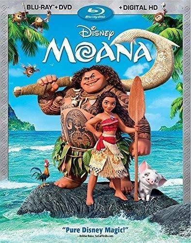 Moana [Blu-ray] - Blu-ray By Auli'i Cravalho - GOOD