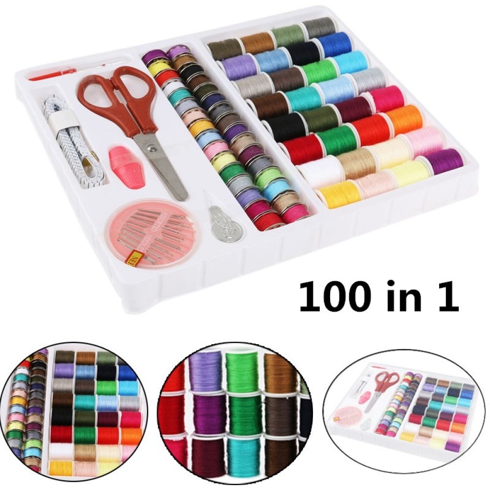 100 -in-1 Sewing Kit Machine Essentials Accessories Complete Tools