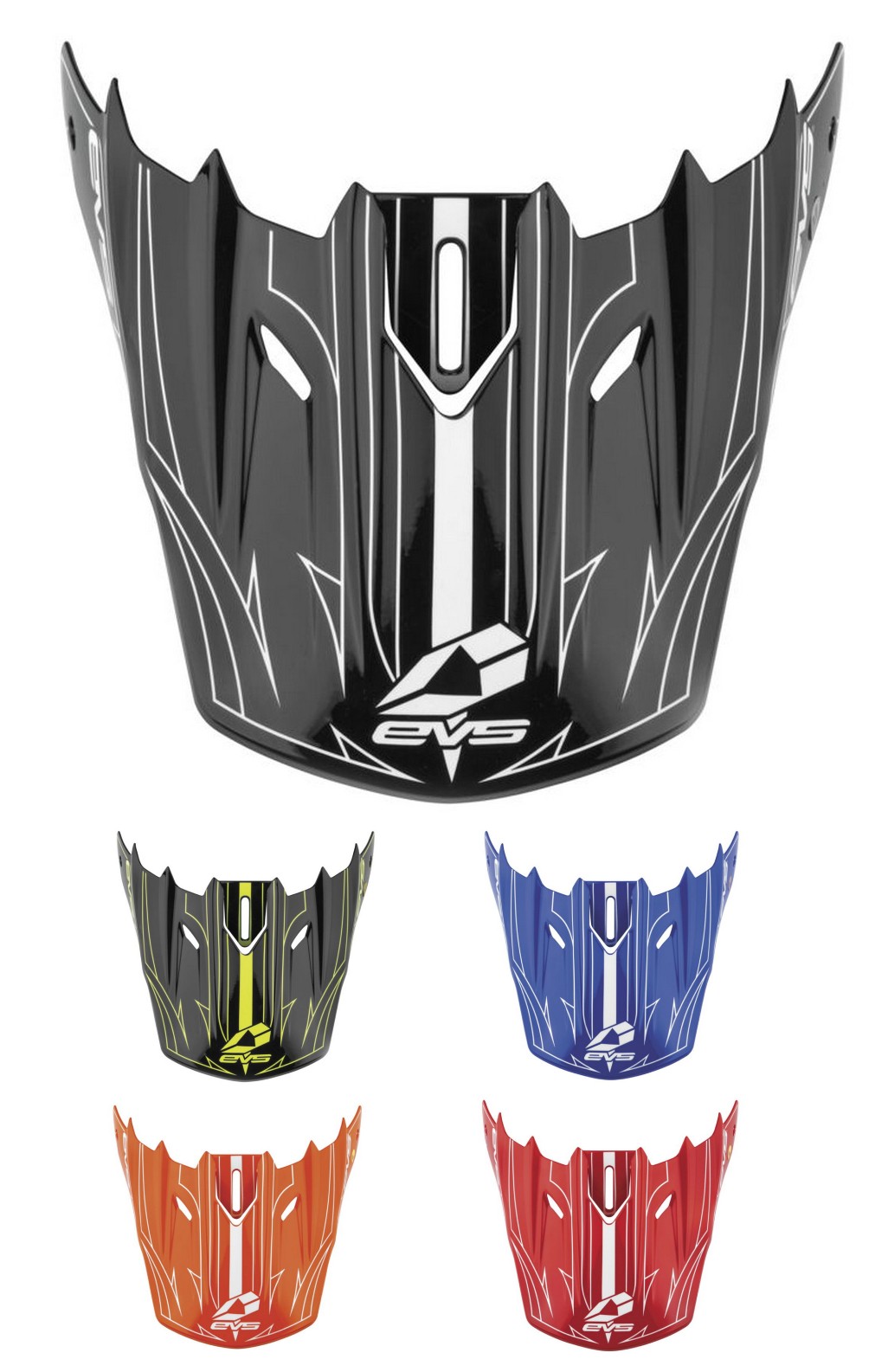 EVS T5 Pinner Helmet Peak/Visor