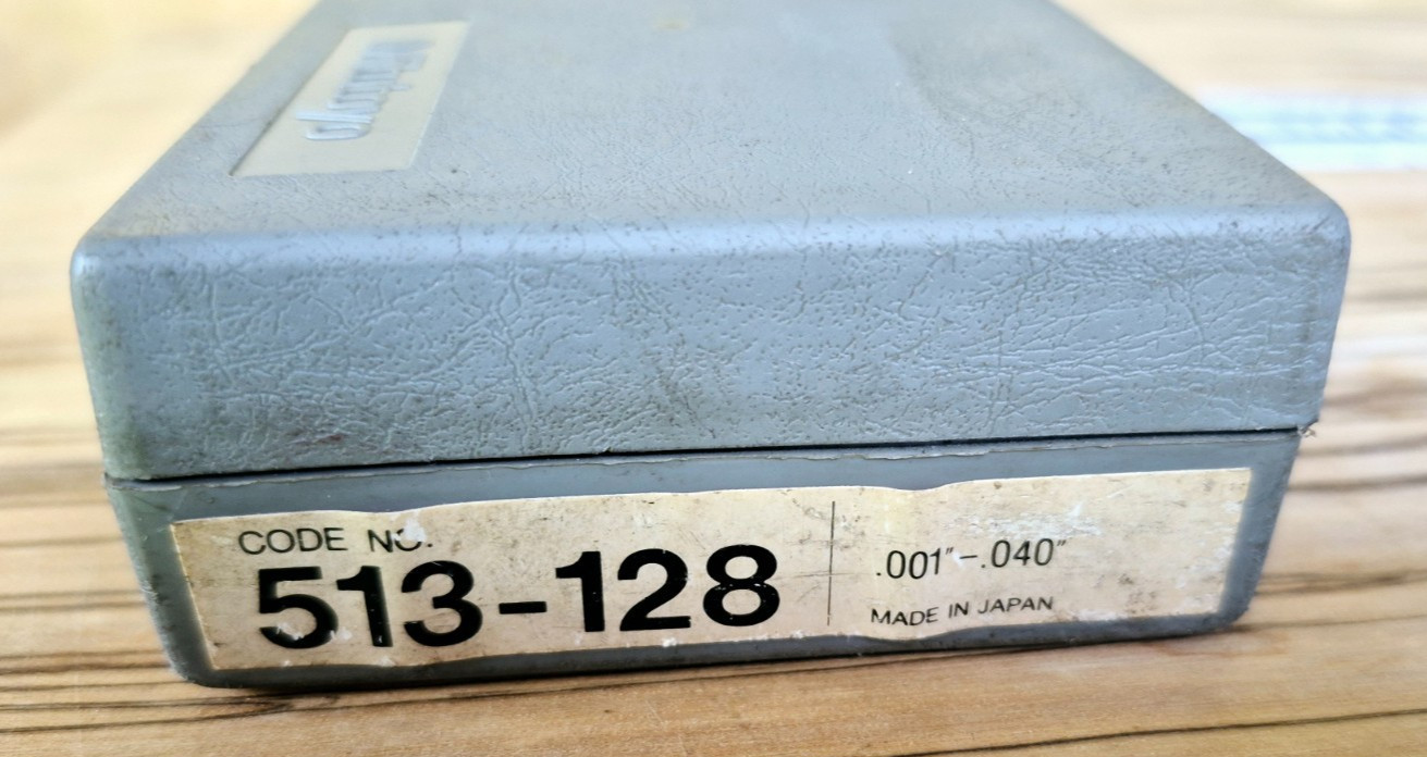 Mitutoyo 513-128 Dial Test Indicator .001 -.040inch