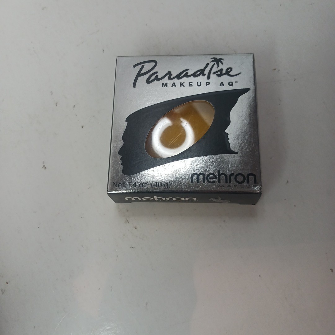 Mehron Paradise Makeup AQ Body & Face Paint Yelliw Pro Size 1.4 Oz NIB