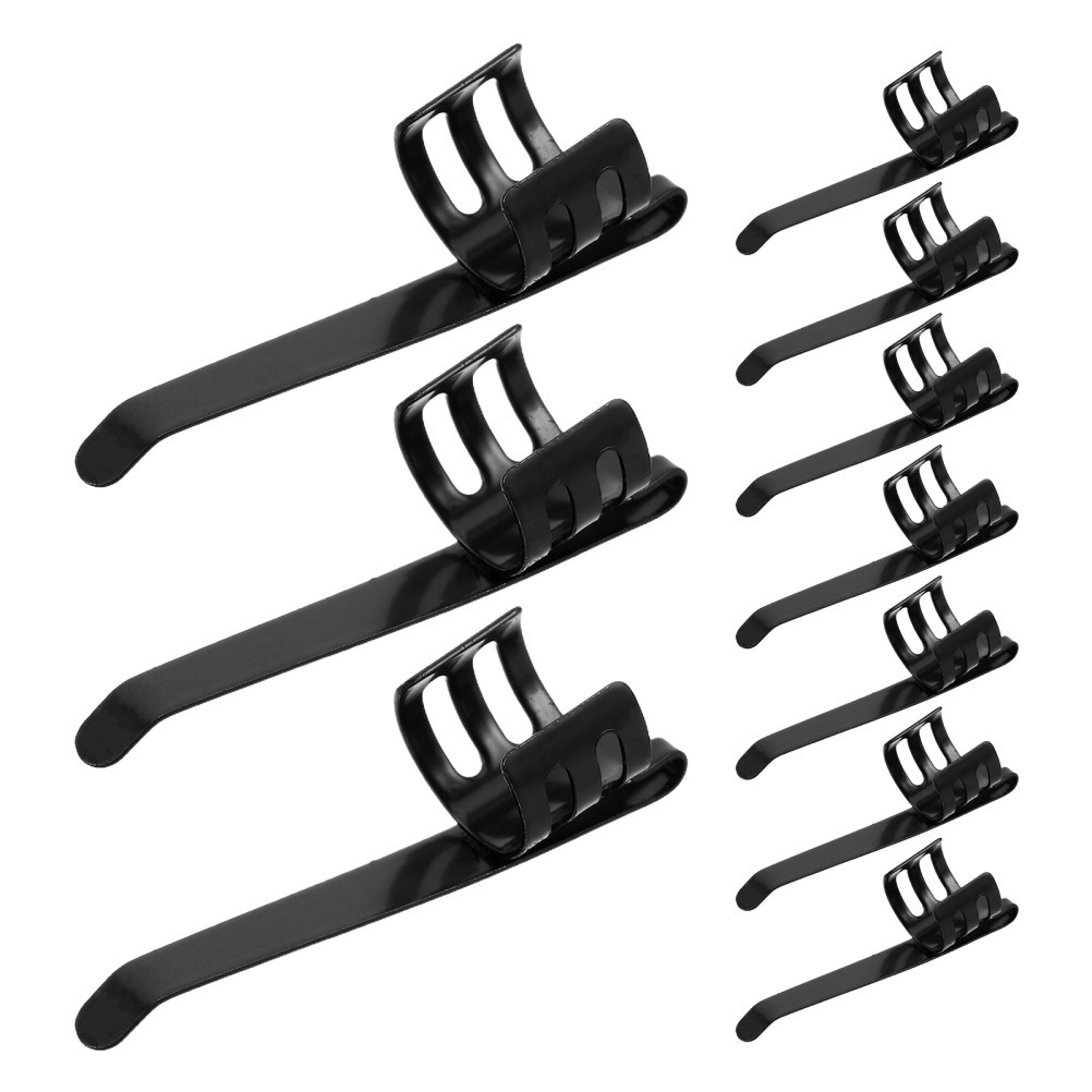 20pcs Flashlight Clip: Metal Flashlight Replacement Pocket Clip - Belt Buckle