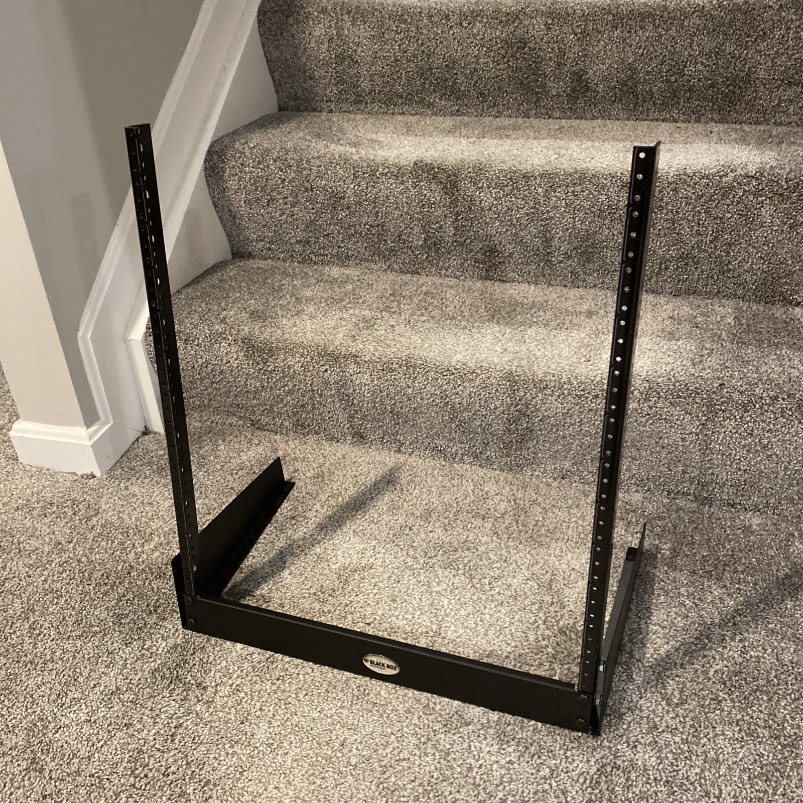 Black Box 12U Open Frame 19" Inch Desktop 2 Post Network Audio Video Rack Stand