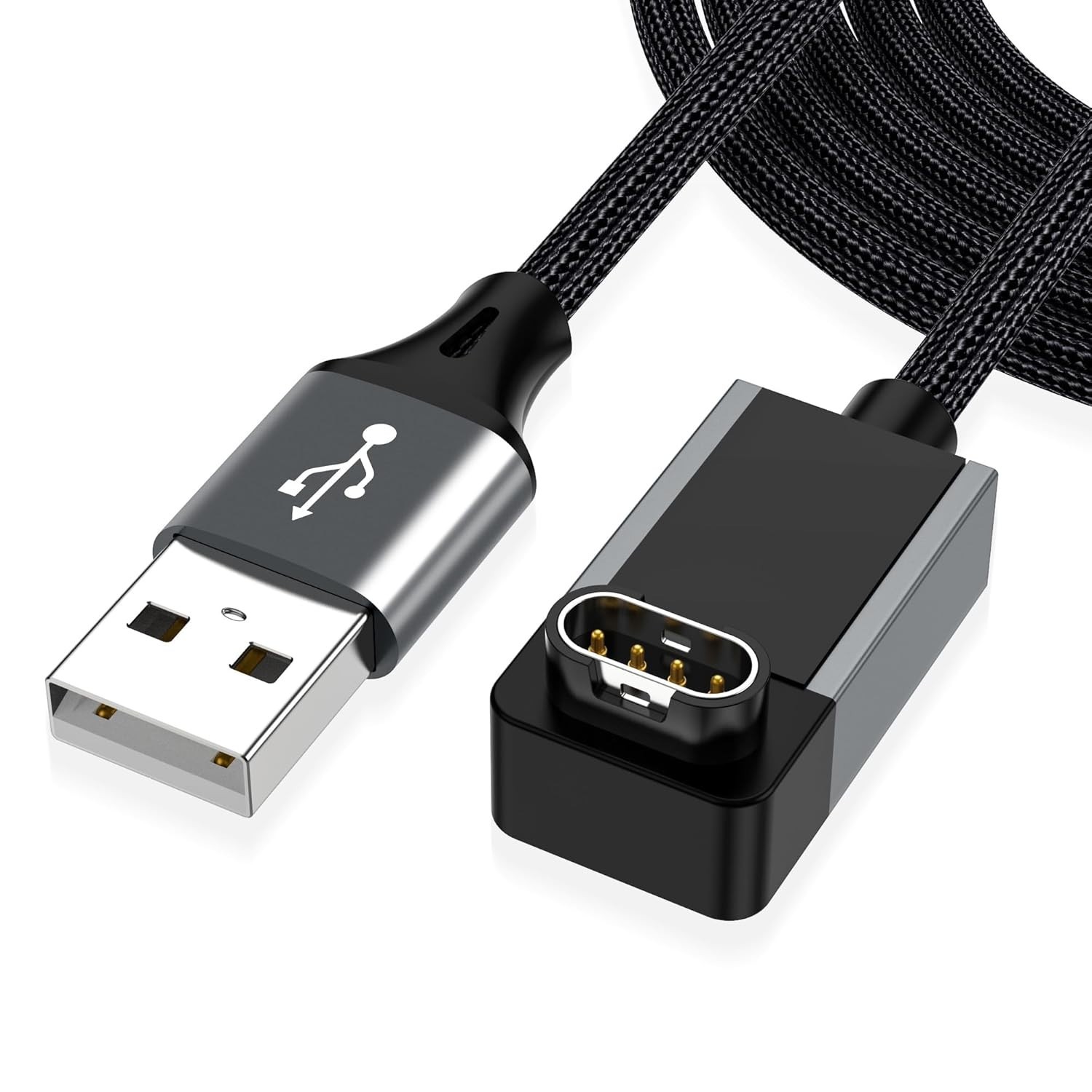 1.5ft Charger for Garmin Watch, L-Shape Zero Gap Charging Cable for Fenix, Fo...