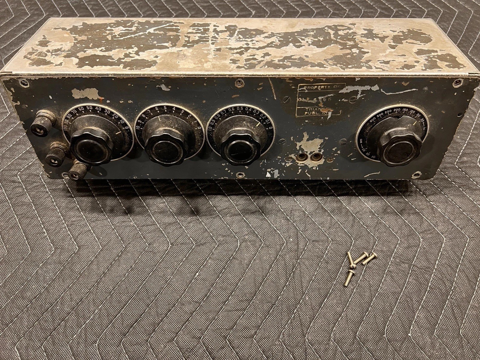 WESTERN ELECTRIC TUBE AUDIO BROADCAST CONSOLE AMPLIFIER DAVEN ATTENUATOR DIY LOT
