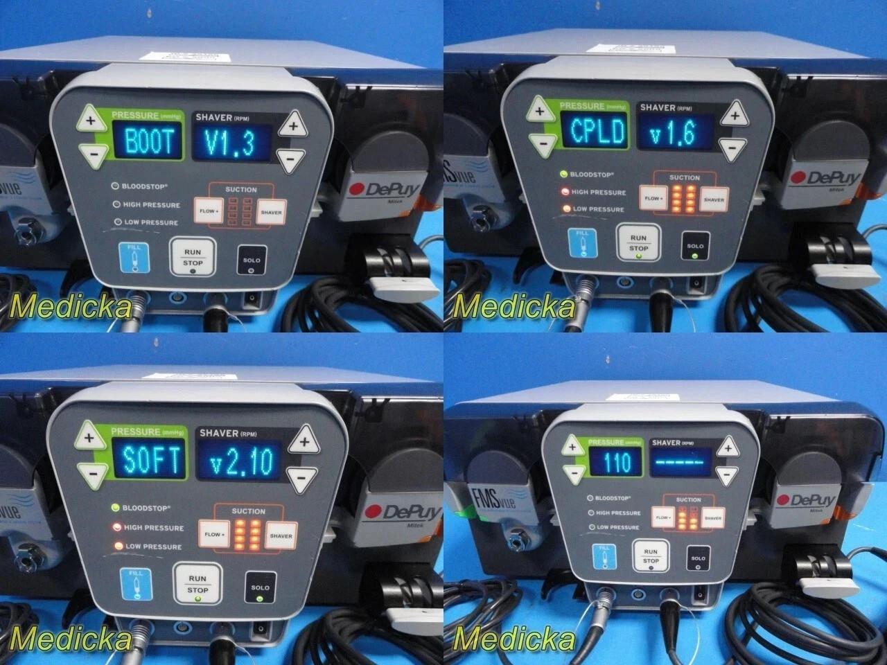 Arthroscopy Shaver & Fluid Control Console w/ Interface Cable & FootPedal ~29196