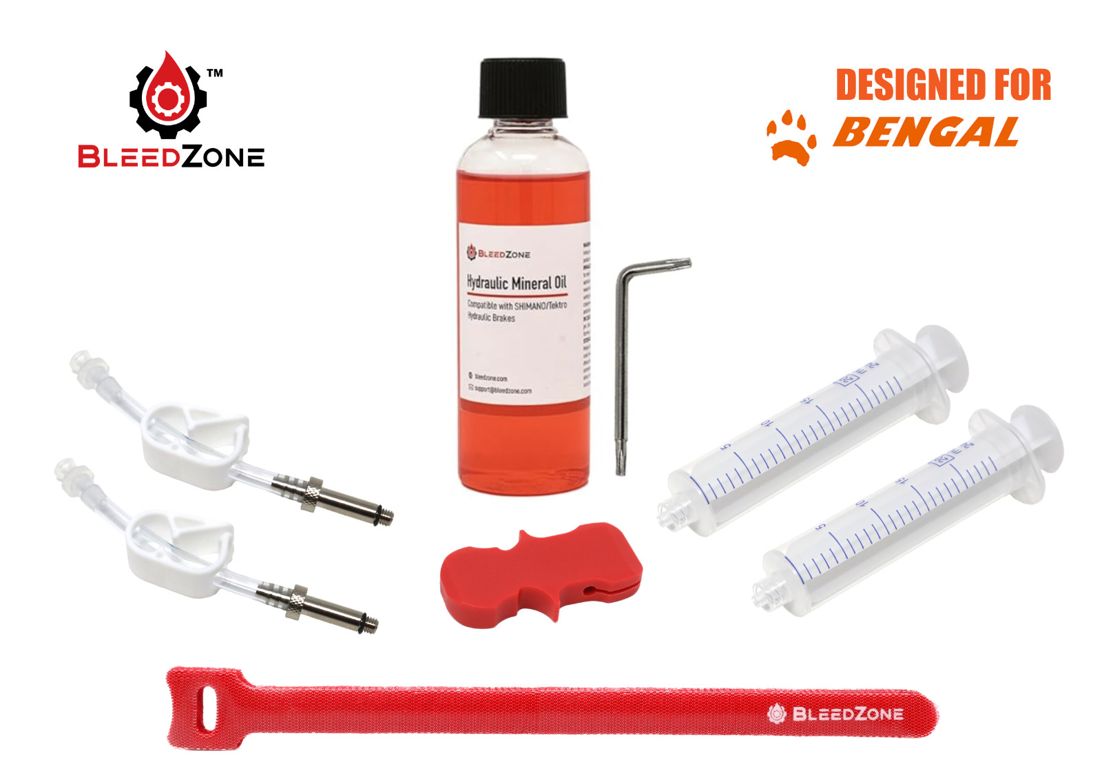 Bleed Kit for Bengal Ares Hydraulic Brakes with Mineral Oil
