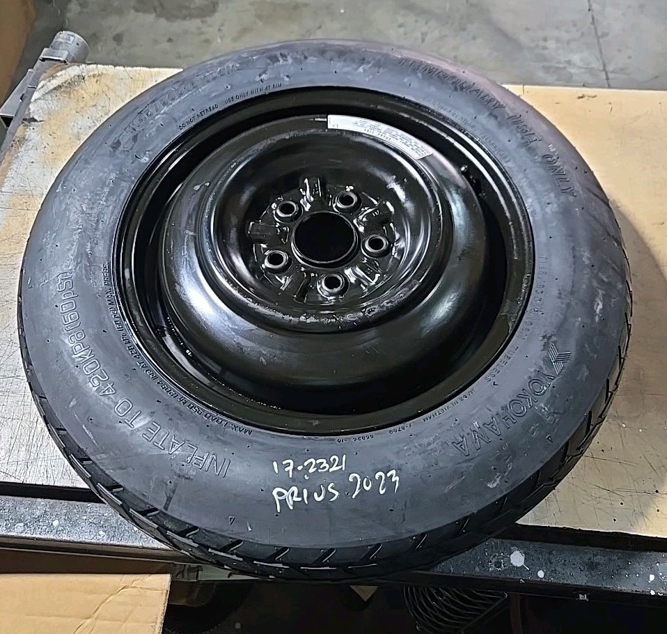 SPARE TIRE TOYOTA PRIUS 16" WHEEL RIM DONUT fits 2023 2024 2025 2026