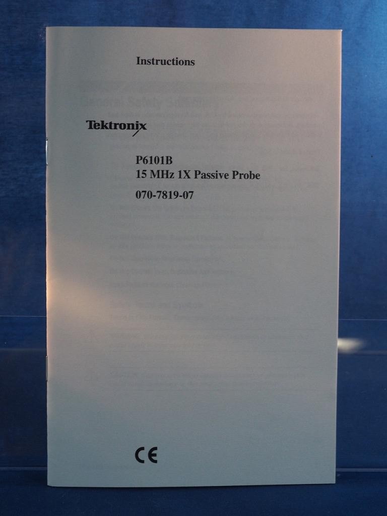Tektronix P6101B Passive Probe User Manual