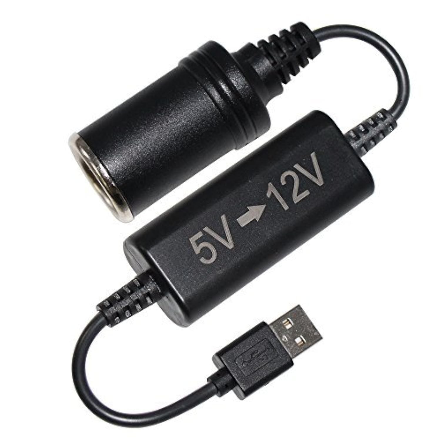 KUNCAN USB to Cigarette Lighter Socket - USB 5V to 12V Female Car Cigar Light...