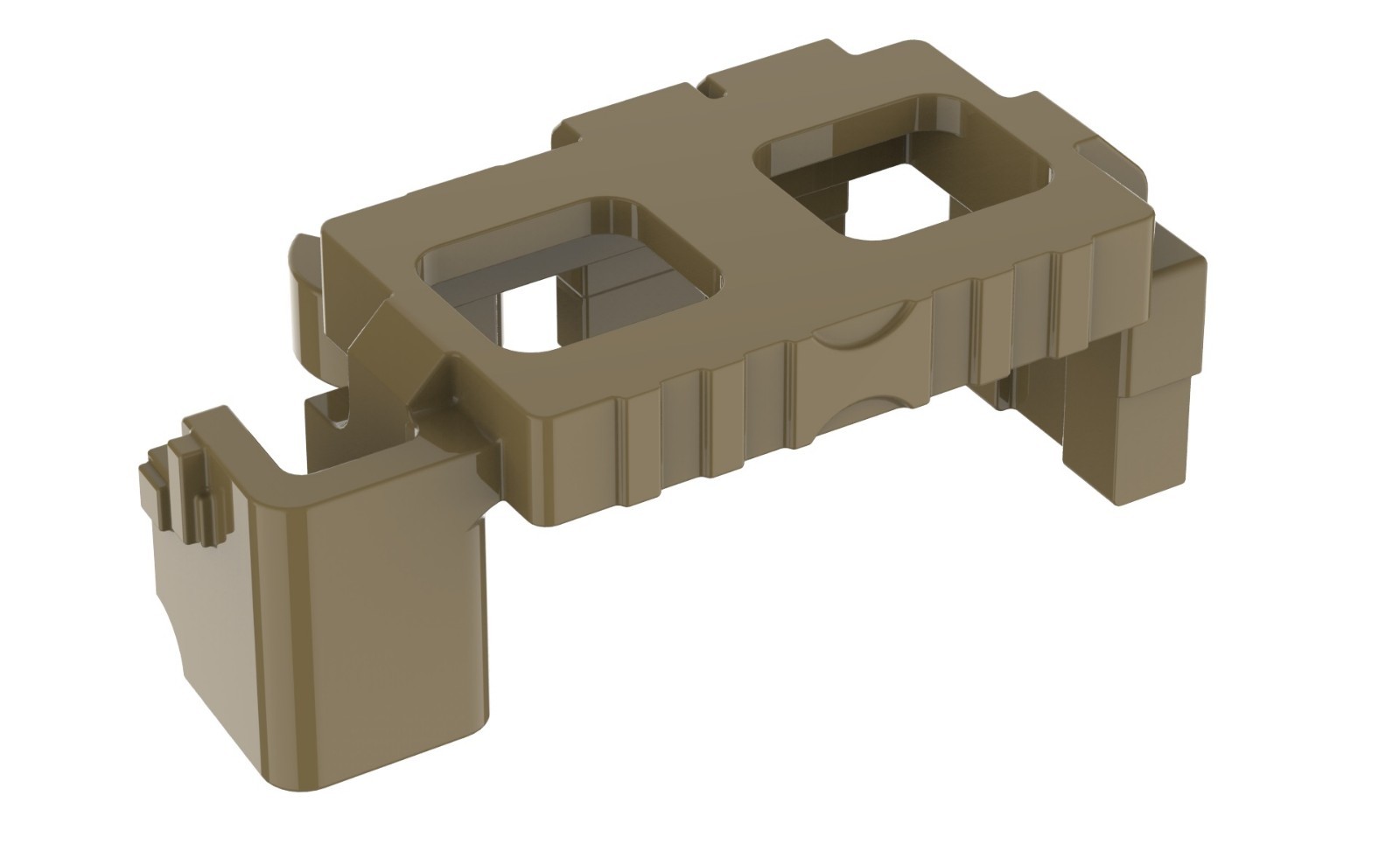 Dark Tan Tactical Belt belt compatible w/ toy brick minifig ARMY Swat