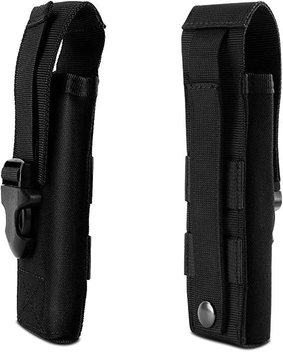 Tactical Pouch Flashlight Holster Duty Torch Case Military Backpack Tools Bag