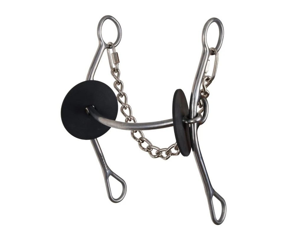 Reinsman Bit Josey Mitchell Long Shank Lifter Mullen Silver 0150-0000