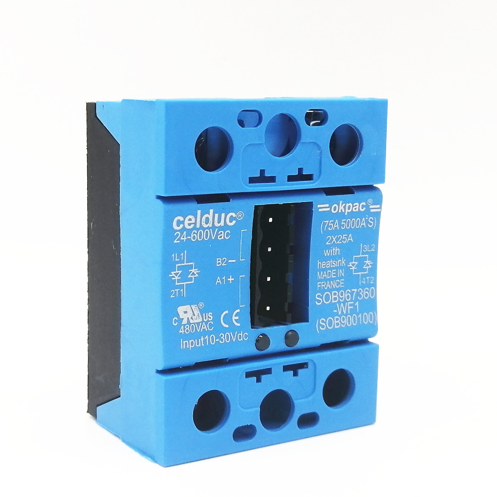 Celduc Solid State Relay SOB967360 -WF1(SOB900100) 2*25A
