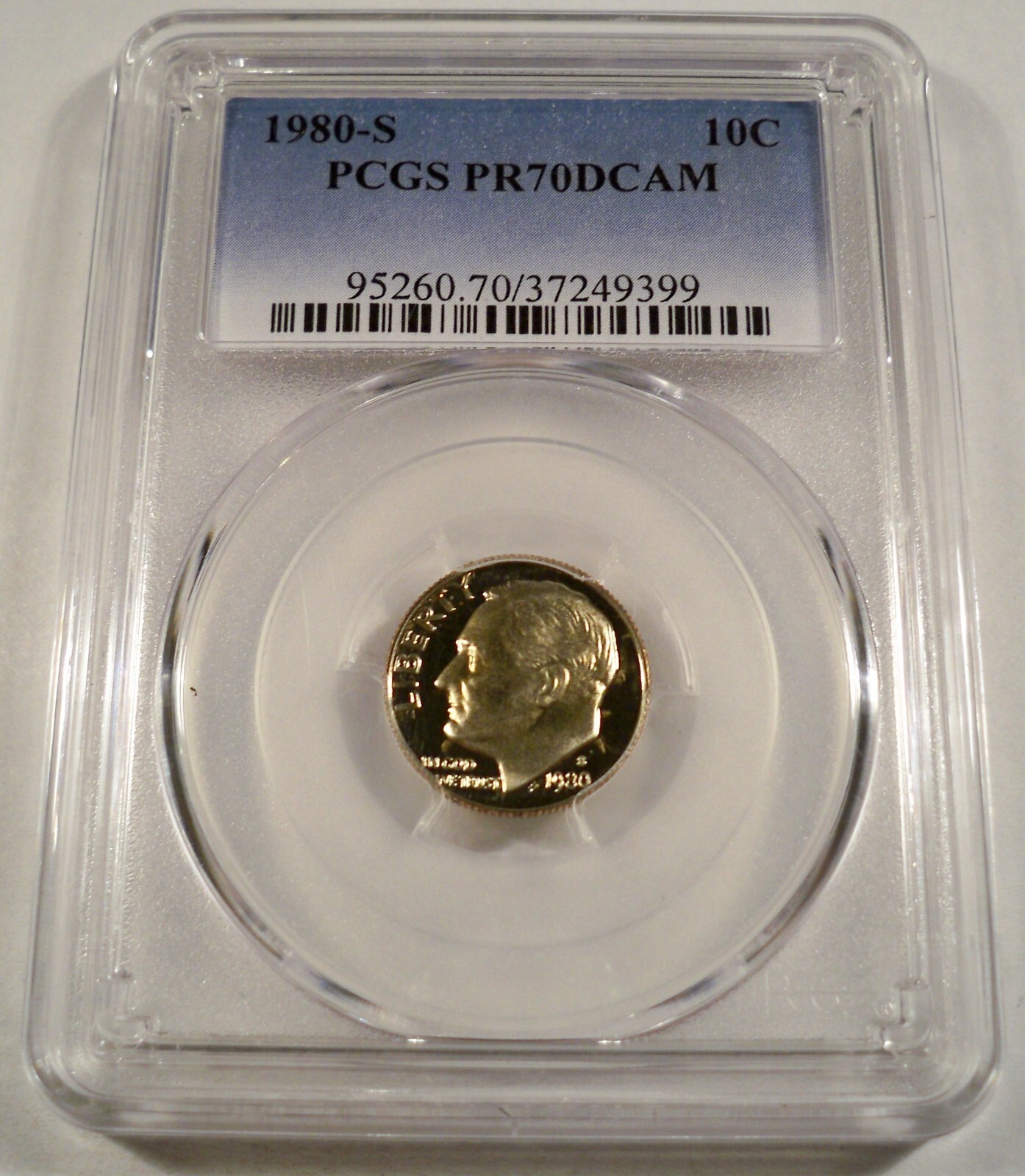 1980-S 10c PCGS PR70DCAM ROOSEVELT DIME PROOF DEEP CAMEO PR 70 DC