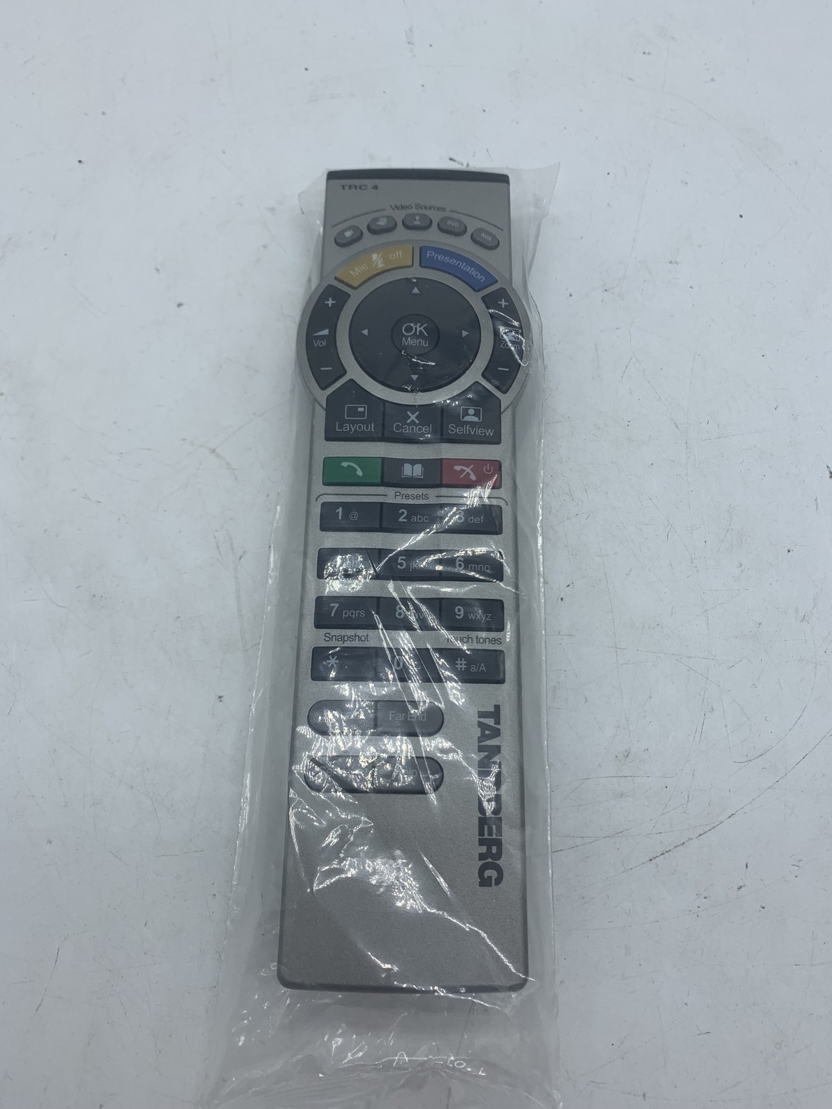 SEALED Tandberg TRC 4 Video Conferencing Remote ~ FREE SHIPPING
