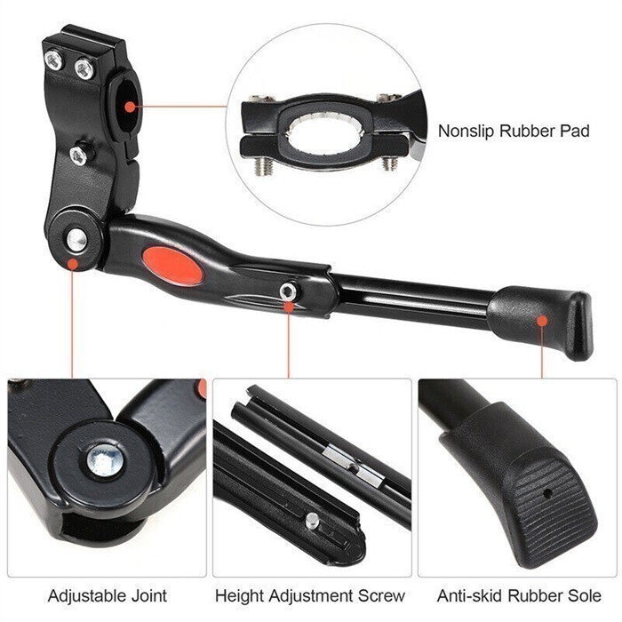 Bike KICK STAND Bicycle UNIVERSAL Mountain MTB Road Adjustable Side 24"-29"
