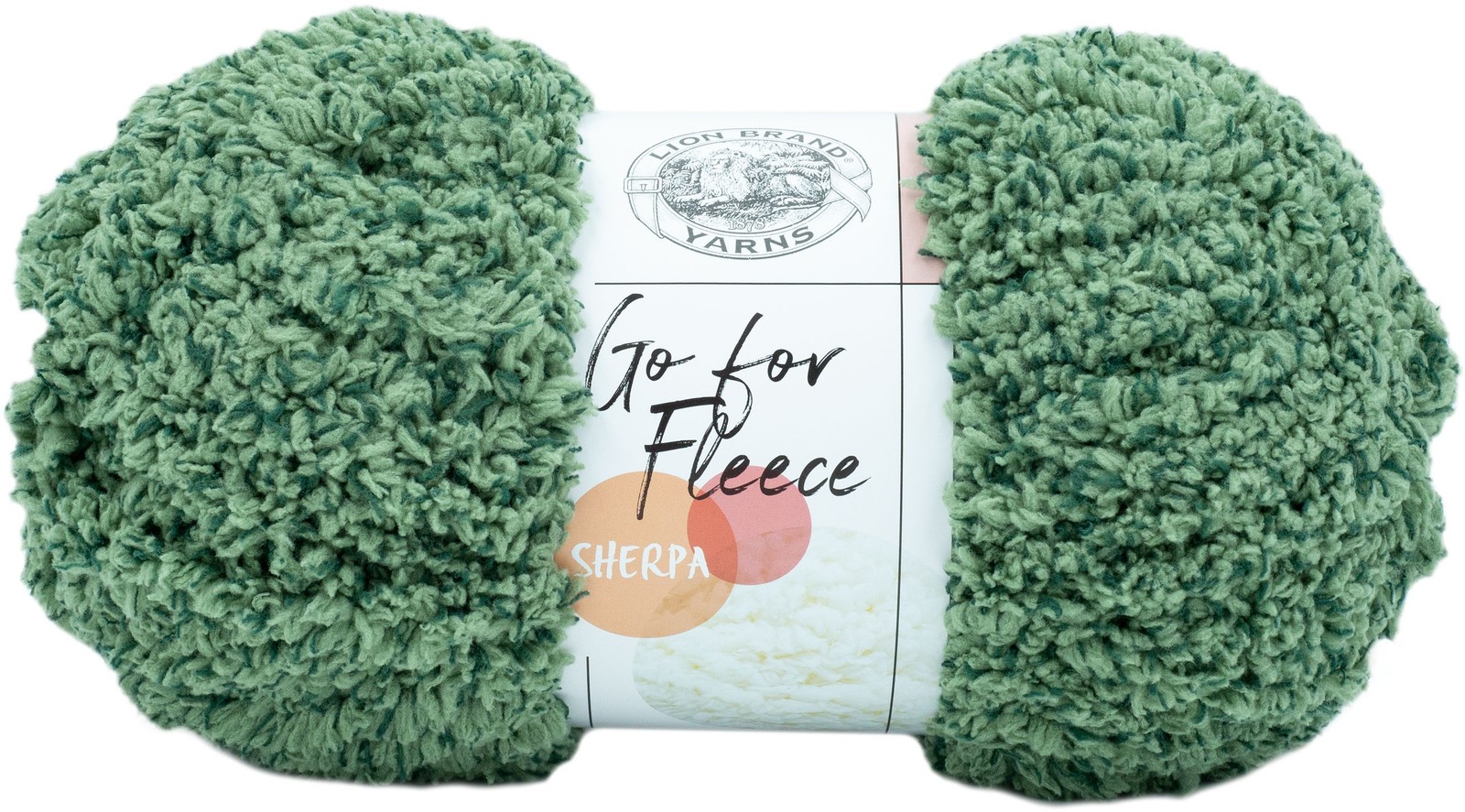 Lion Brand Go For Fleece Sherpa Yarn-Fern - 937-171