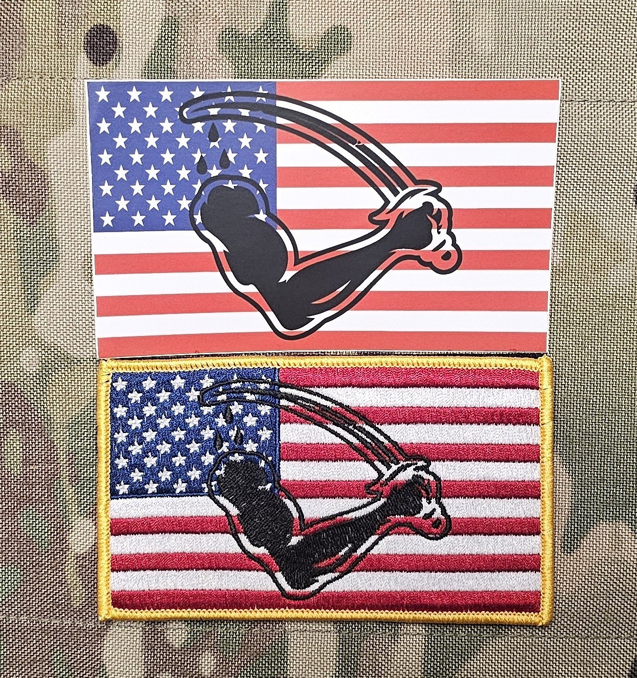 Cutthroat Collective - USA Goliad 3x5" Patch/Slap - NOT SUPDEF WRMFZY FOG  KOOKS