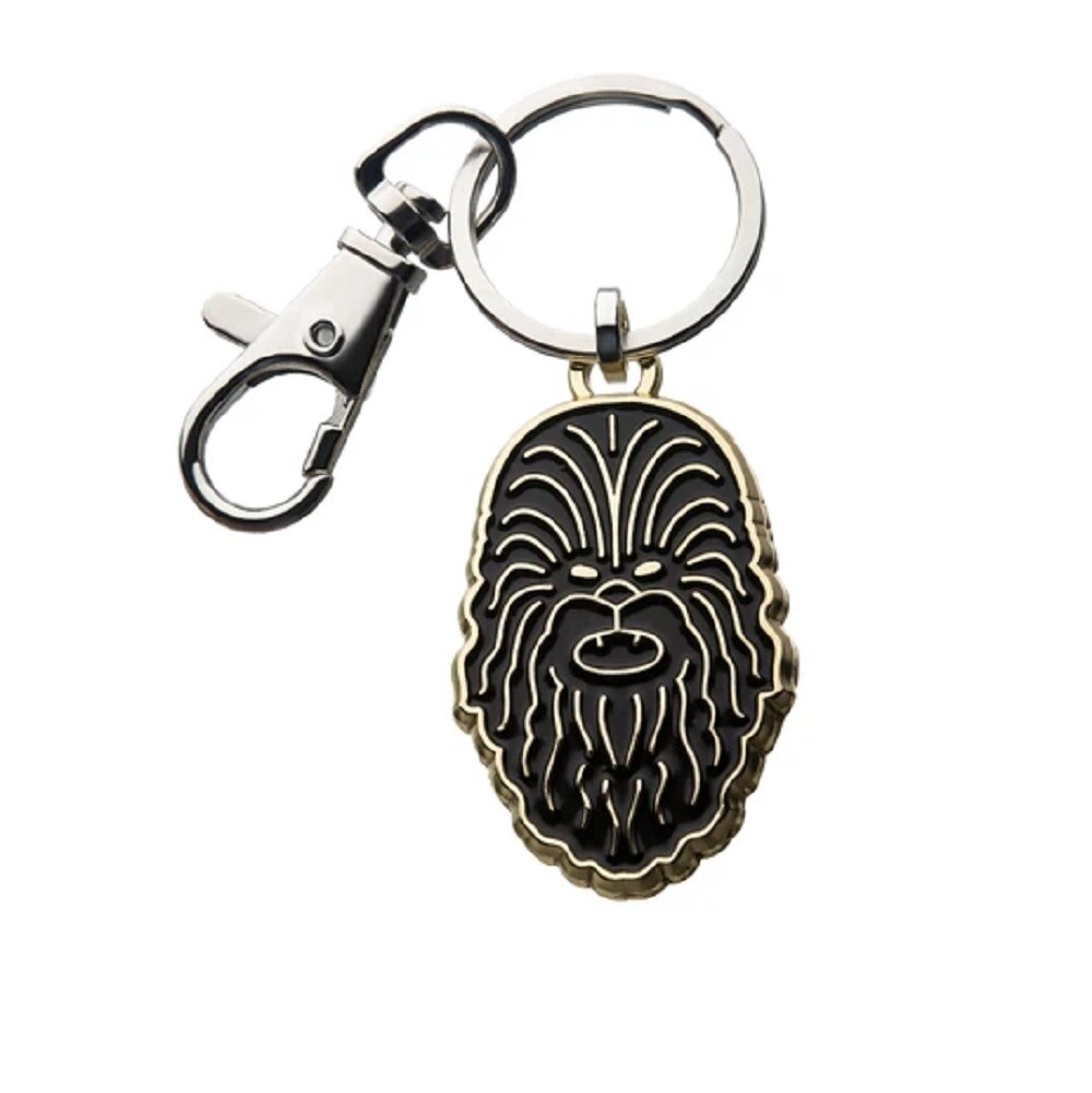 STAR WAR CHEWBACCA KEYCHAIN - Stainless Steel Quality Metal Key Holder KEYCHAIN
