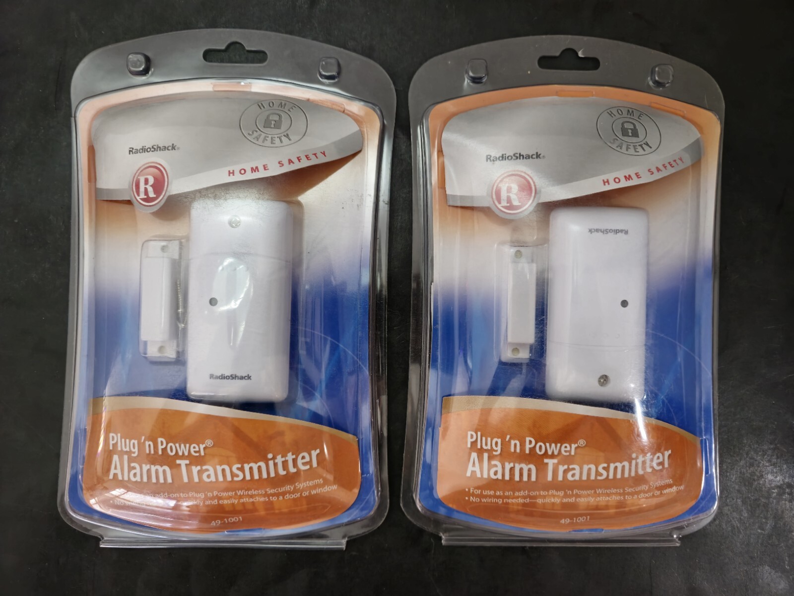 (2) Radio Shack Plug 'n Power Home Safety Alarm Transmitters 49-1001