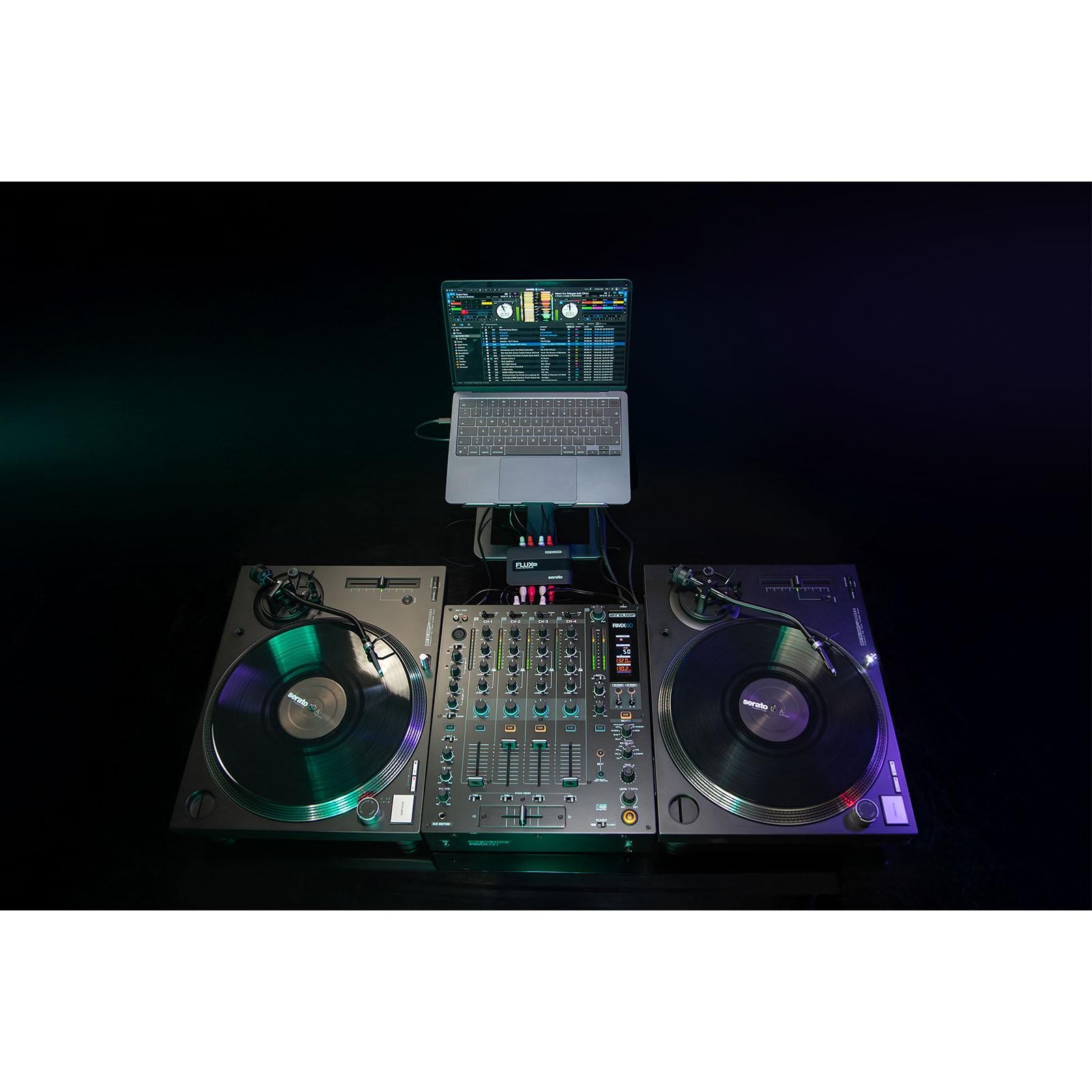 Reloop Flux Go Pocket-Sized 2-Channel (4x4) USB-C DVS Audio Interface w Case