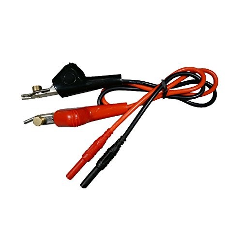 Silicone Test Lead Angled ABN Alligator Clip To Banana Female 0.5m 19 Inch