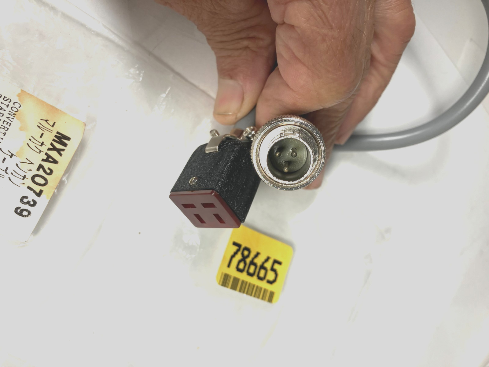 Nikon Microscope converting cable for stabilized transformer MXA20739 - 78665