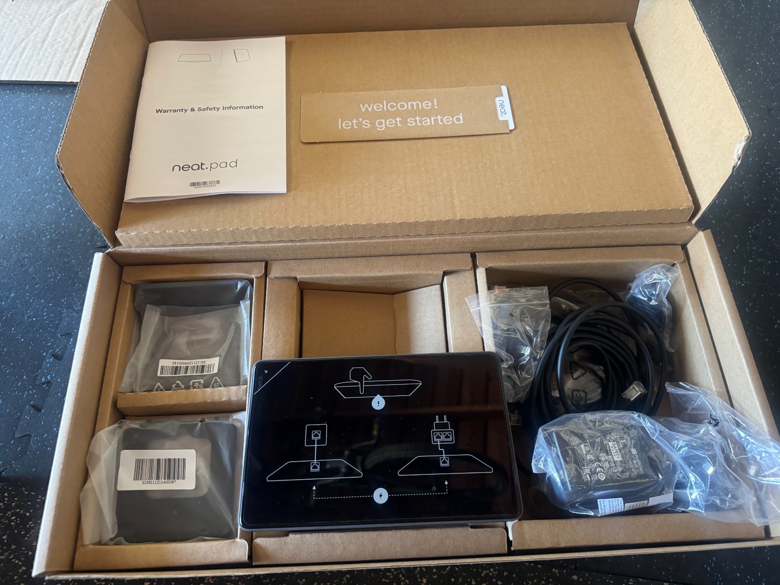 New in Box NEAT.PAD Room Controller Scheduling Display
