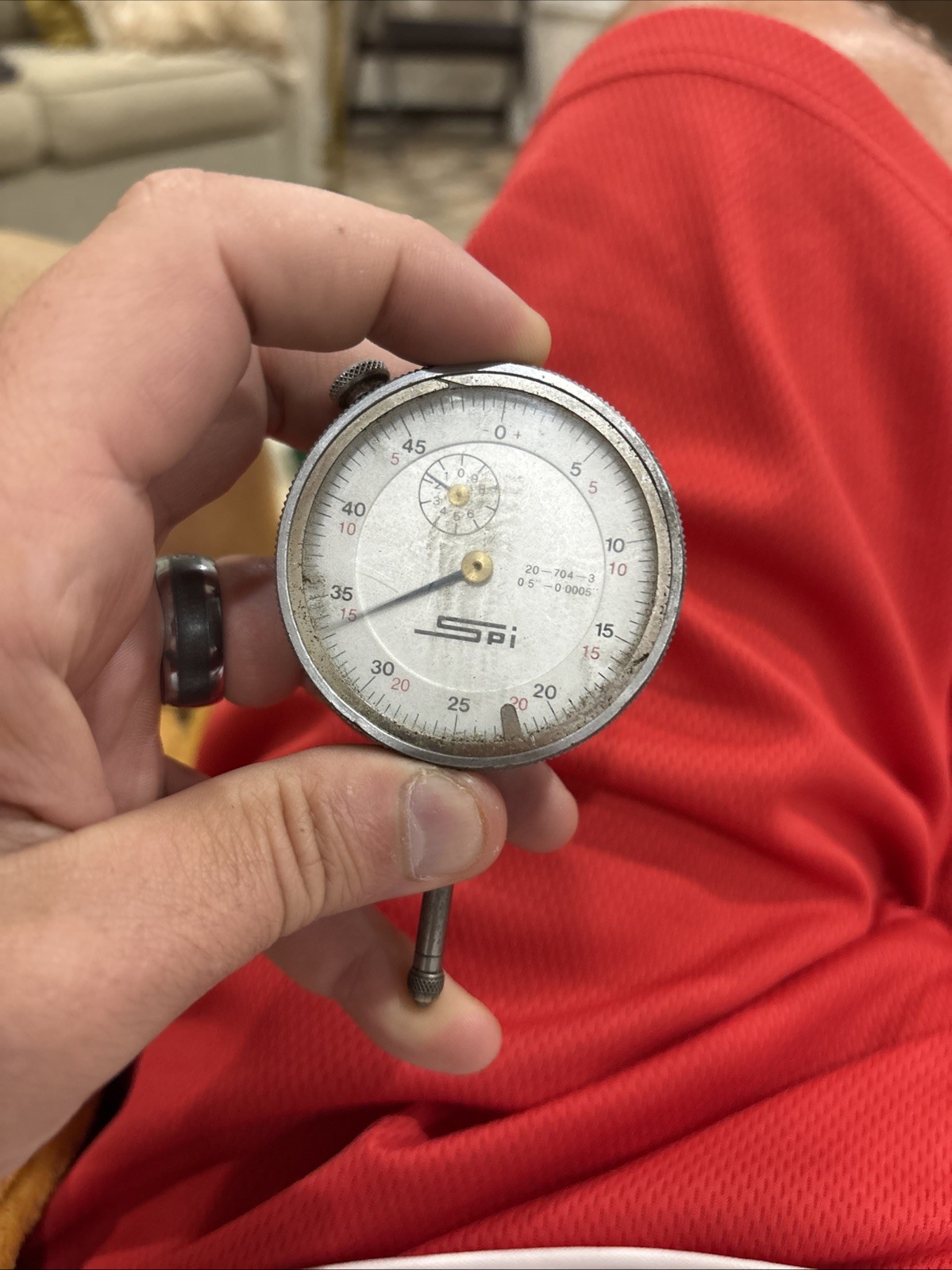SPI 20-704-3 Standard Dial Indicator .5" Range - .0005" Grad