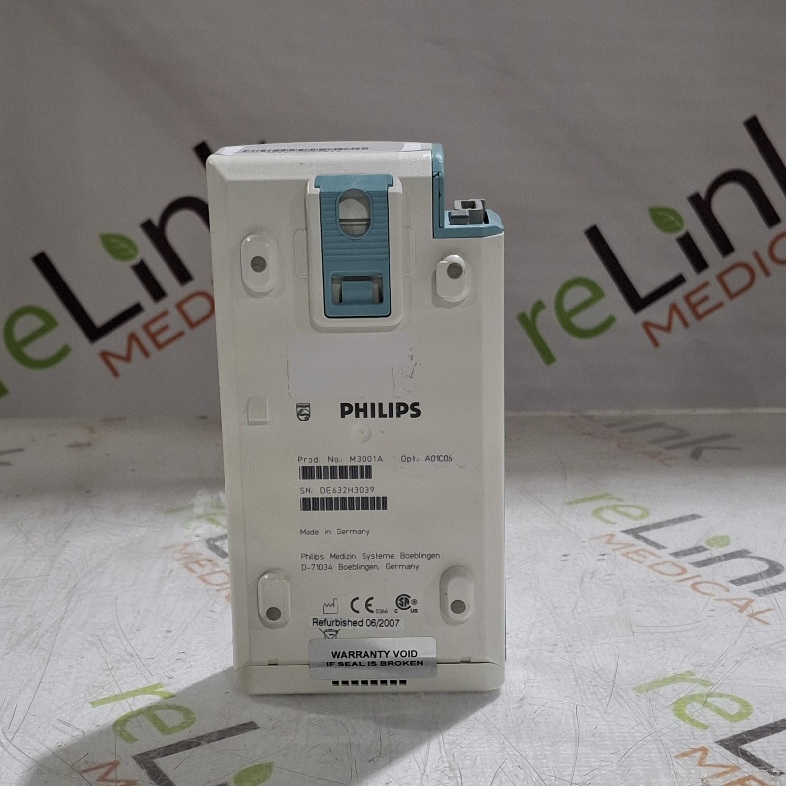Philips M3001A-A01C06 Fast SpO2, NIBP, ECG, Temp, IBP MMS Module