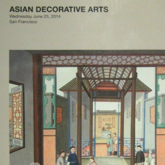 Bonhams Auction Catalog 2014 San Francisco Asian Decorative Arts 21773 STAIN