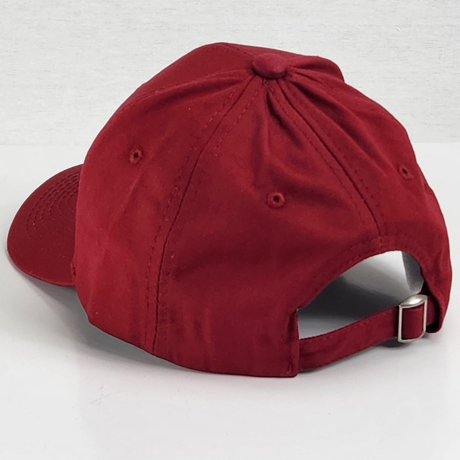 Dark Red Kyooh Baseball Cap Adjustable Strapback Hat 100% Cotton Embroidered