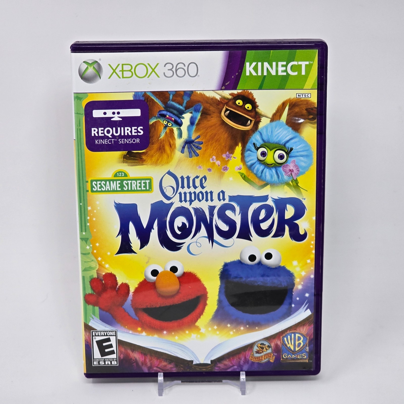 Sesame Street: Once Upon a Monster (Xbox 360) CIB COMPLETE & TESTED