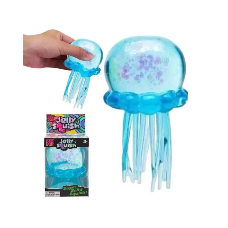 NeeDoh Jellyfish Jelly Squish Stress Toy Fidget Sensory Squeeze Squishy Toy Gift