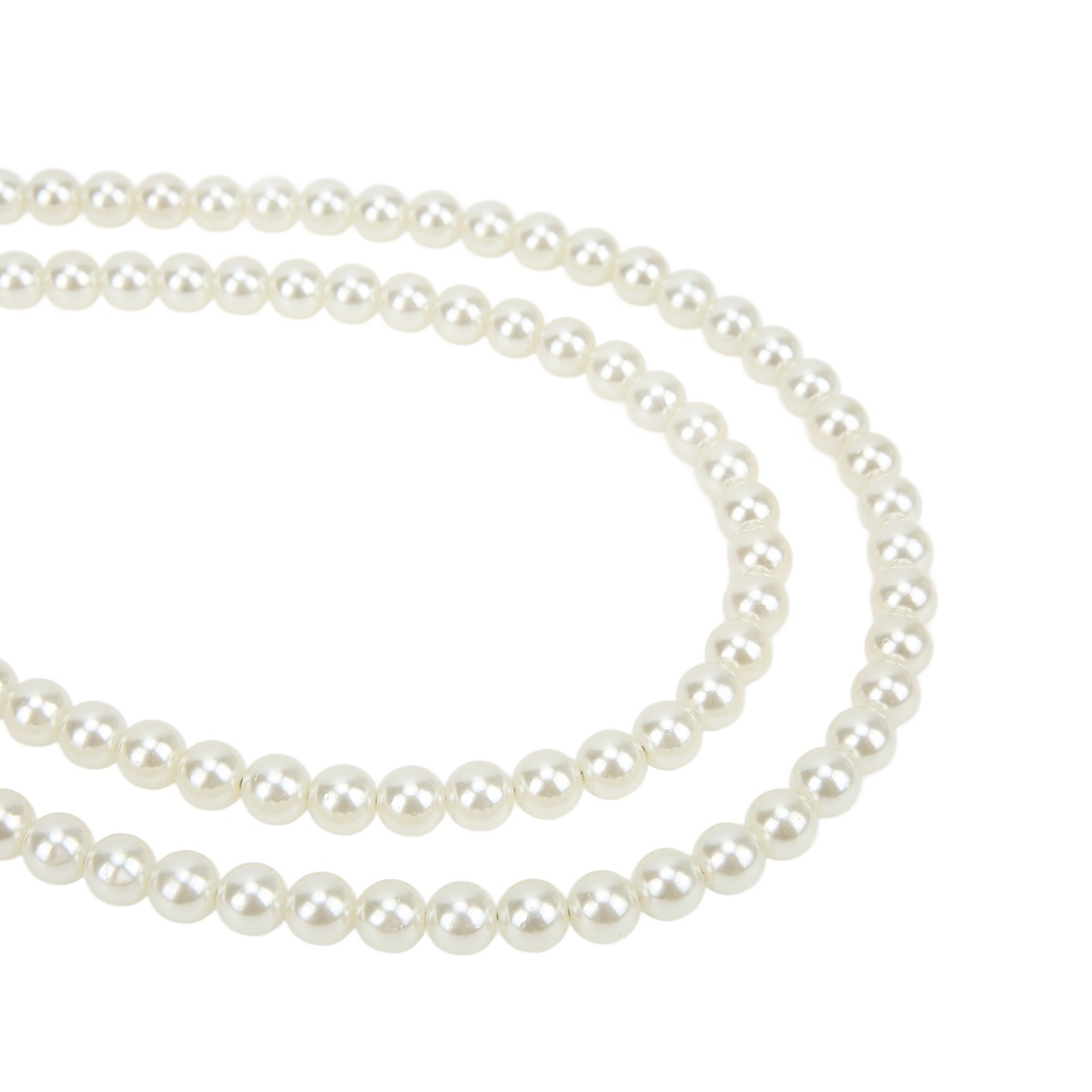 2Pcs Imitation Pearl Chains Purse Handle Strap Handbag Decoration Replacement