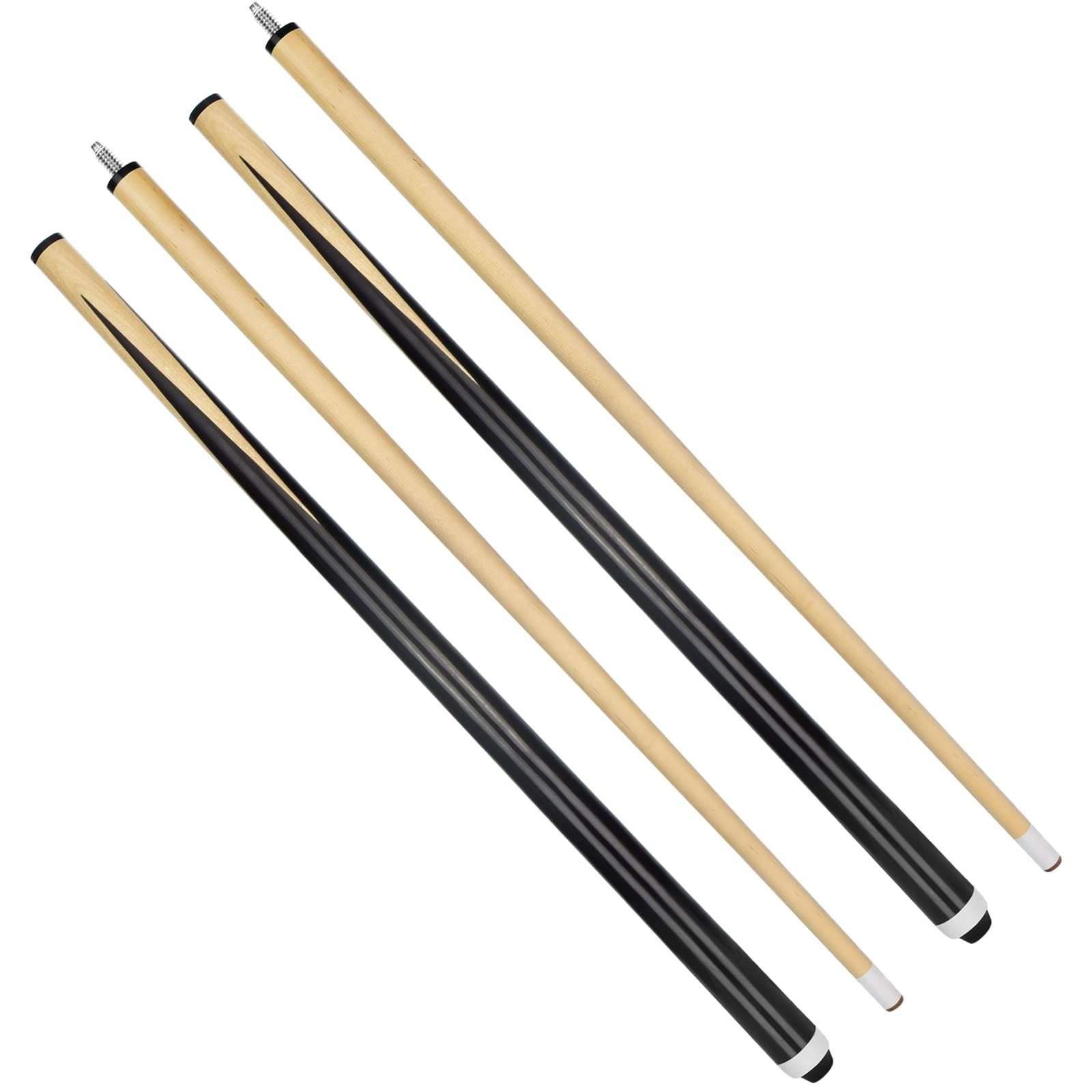 Wooden Billiard House Cue Sticks Shorty Cues Pool Cues for Kids Hardwood Bill...