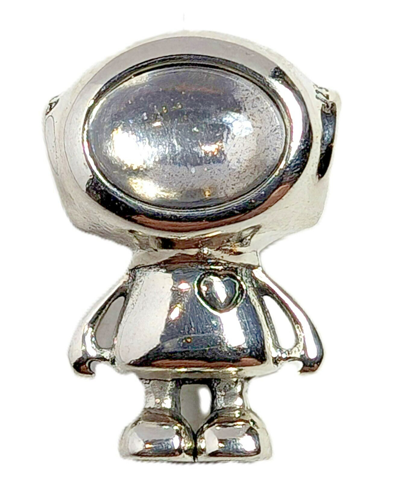Authentic Pandora Charm, Cosmo Tommy,  #797561CZ, Silver, Clear CZ