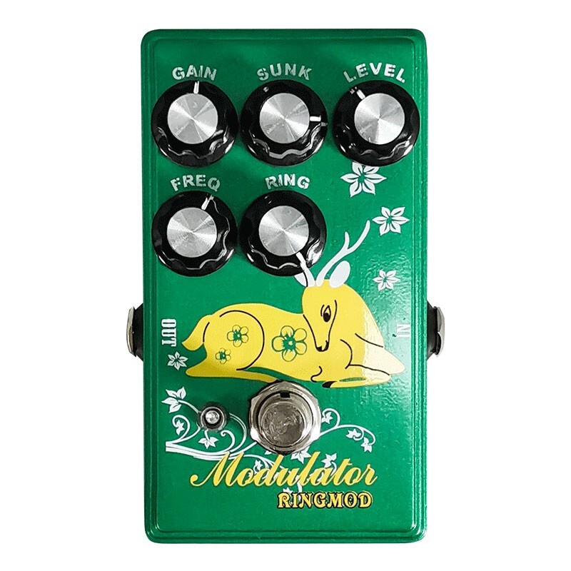RingMOD Electric Guitar Effects Pedal Single Ring Modulator DC9V Loop Effects