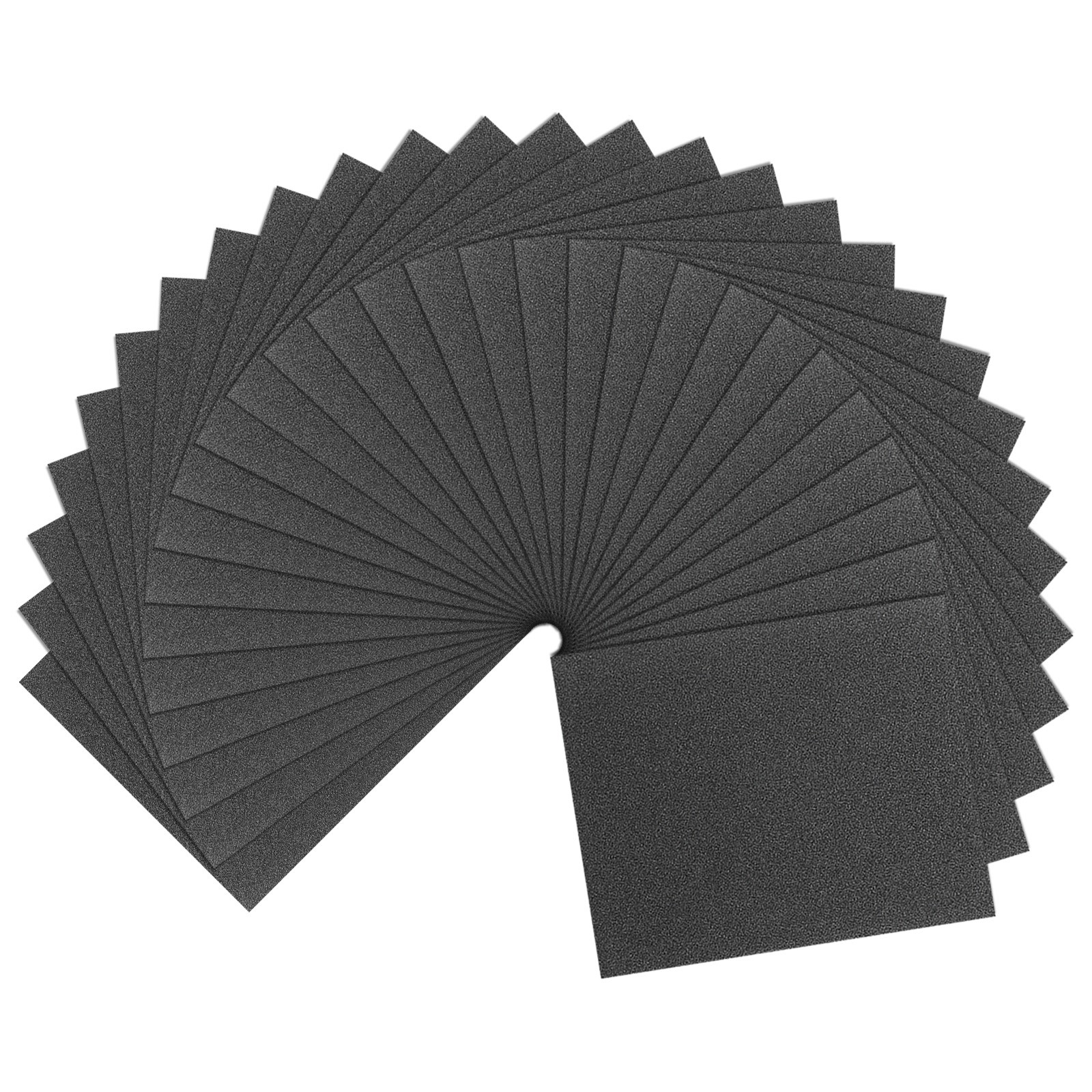 30pcs Sandpaper 240 Grit Hook and Loop Backing Abrasive Wet Dry Sanding Sheets