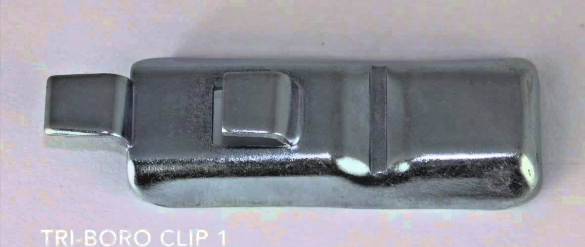 Industrial Steel Galvanized Shelf Clips, Hooks TRI -BORO"1"