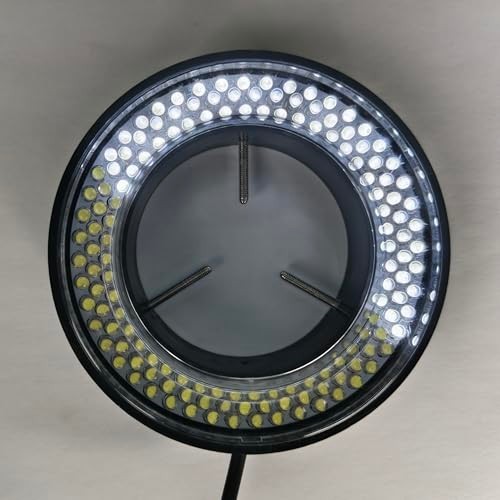 Microscope Ring Light Source Adjustable Illuminator for Lab Stereo Microscope &