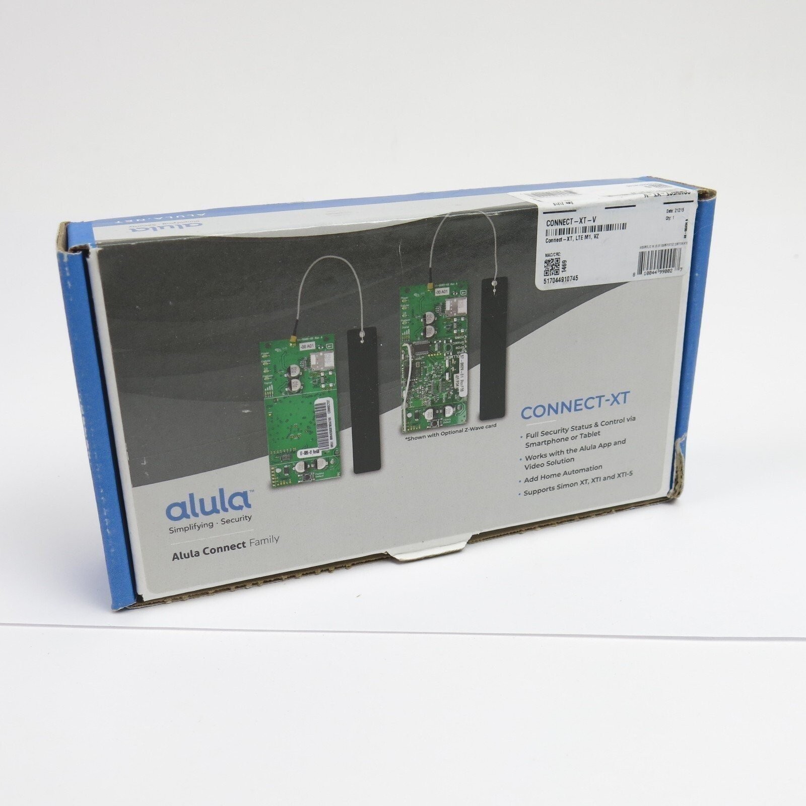 Alula Connect-XT-V LTE Data Alarm Communicator NIB Simon XT Alarm Panels Verizon