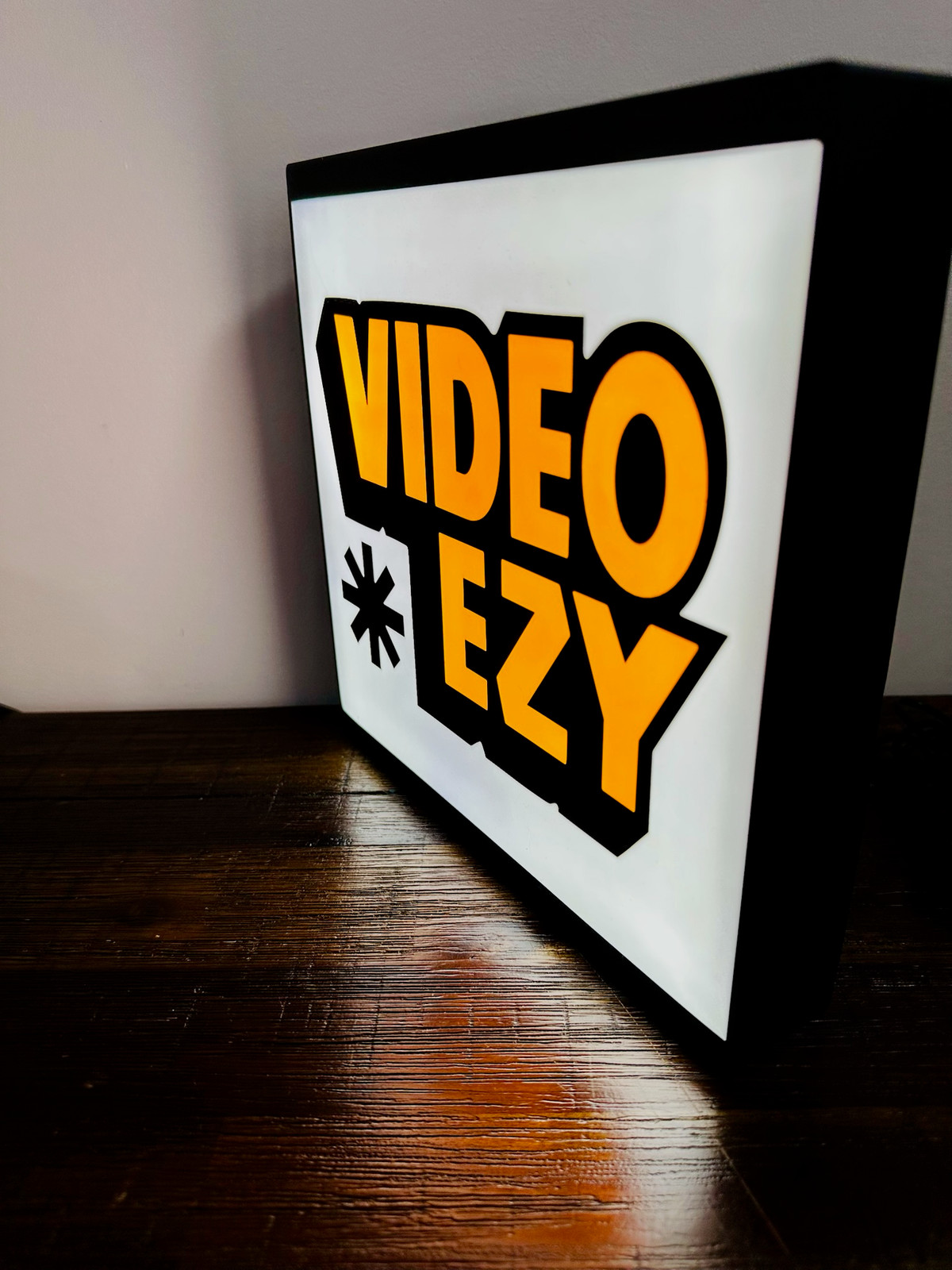 Video Ezy Logo - Light Up Logo/Wall Art