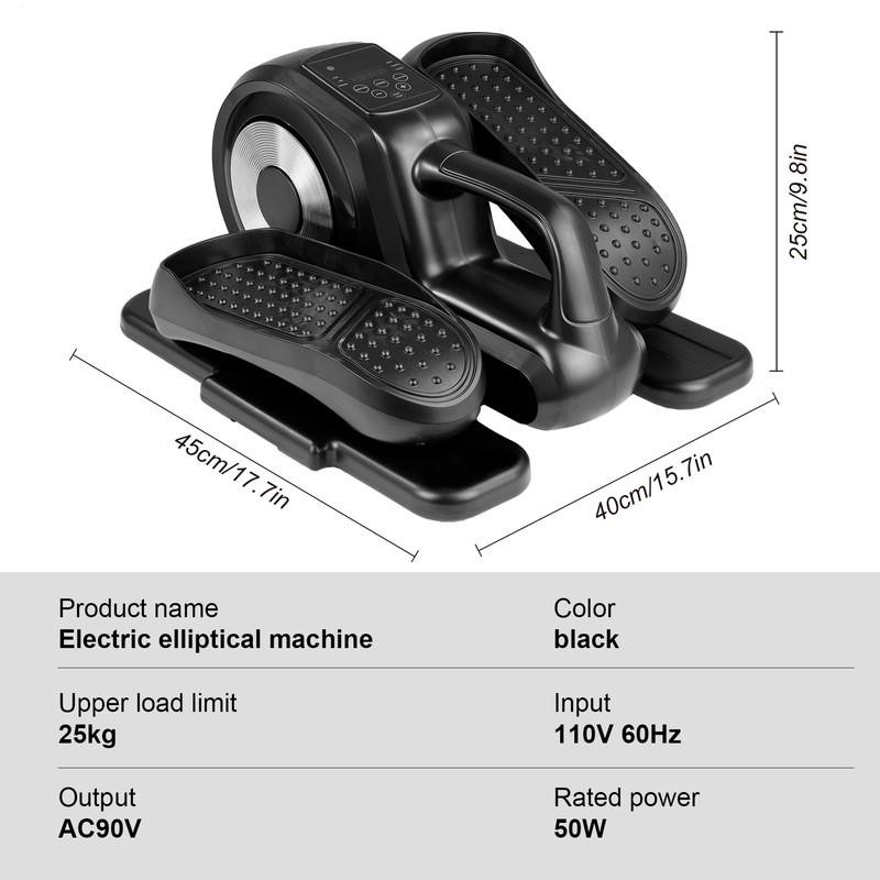 Ellipse Electric Elliptical Machine Under Desk Leg Exercise Speed Adjust